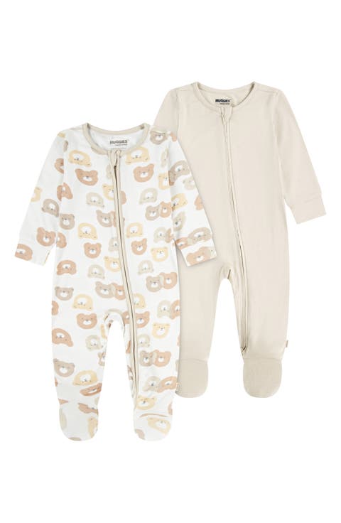 2-Pack Stretch Viscose Footies (Baby)