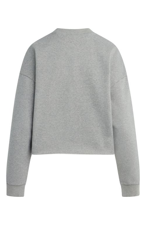 Favorite Daughter Cropped Collegiate Sweatshirt In Gray