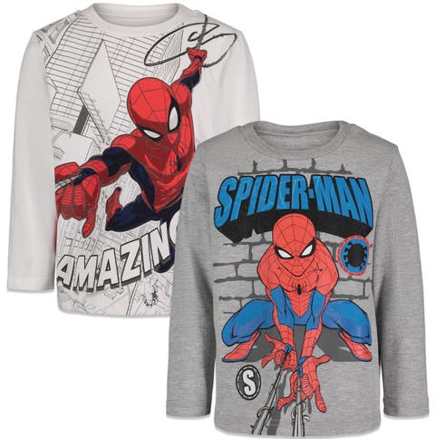 Spider-Man 2-Piece Long Sleeve T-Shirt Set