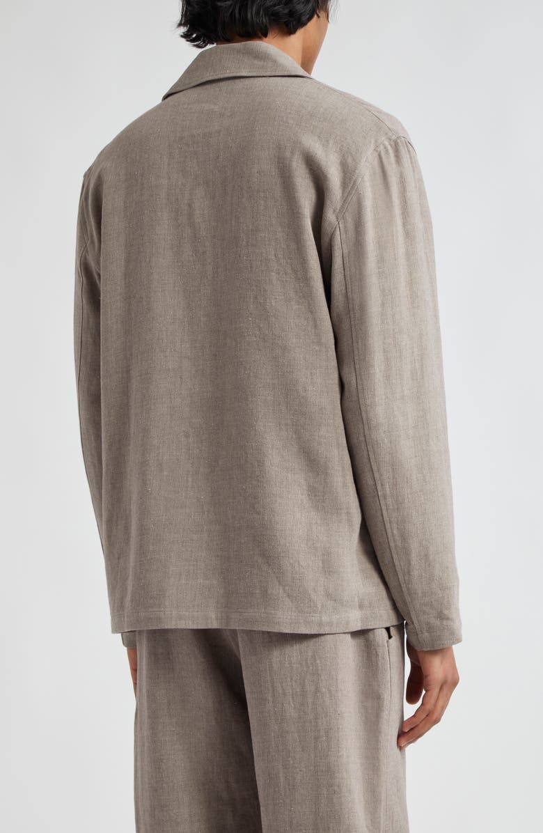 De Bonne Facture Traveler Notch Lapel Wool Jacket, Alternate, color, 