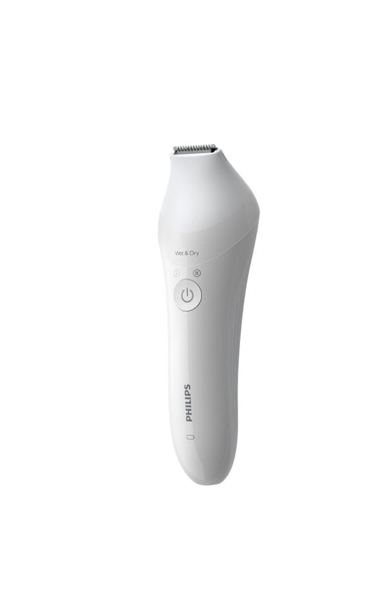 Philips Norelco Epilator Series 8000, Rechargeable Wet & Dry Epilator with Ceramic Tweezers and Accessories, Main, color, White