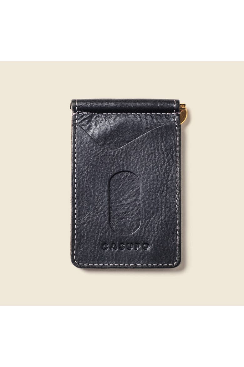 Money Clip Wallet, Main, color, Black