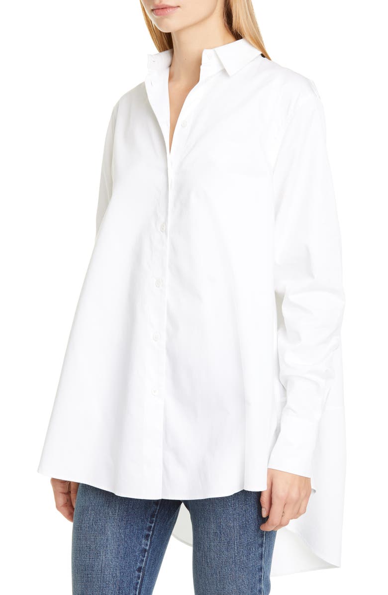 CO A-Line Cotton Poplin Shirt, Alternate, color, 