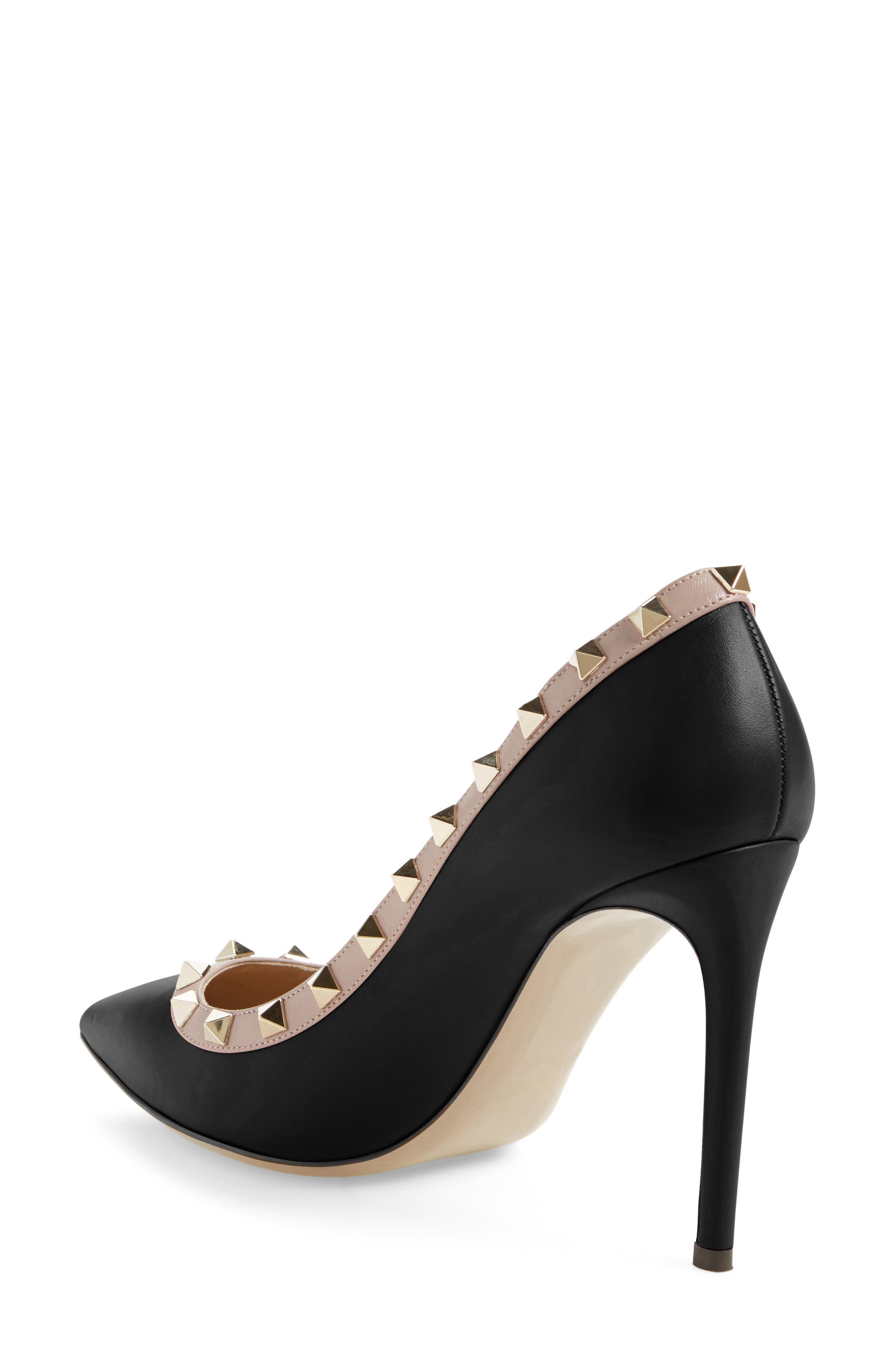 Valentino Garavani Rockstud Pointed Toe Pump, Alternate, color, 