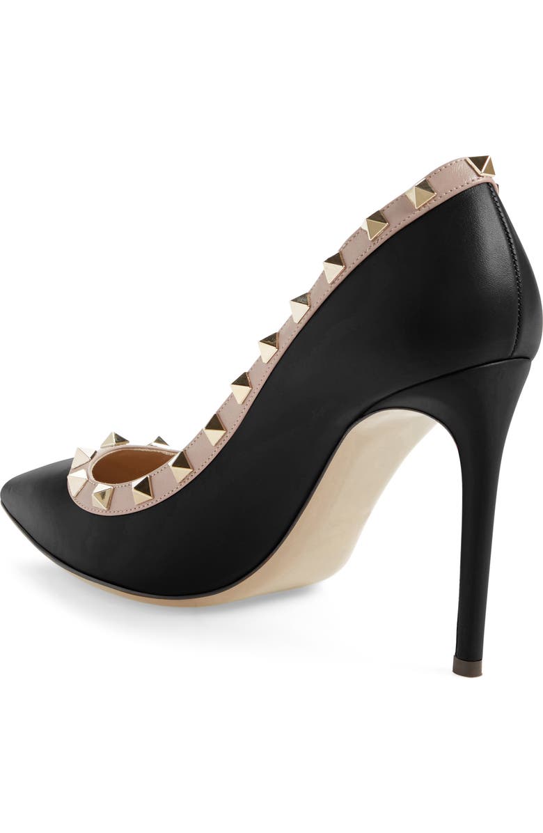 Valentino Garavani Rockstud Pointed Toe Pump, Alternate, color,