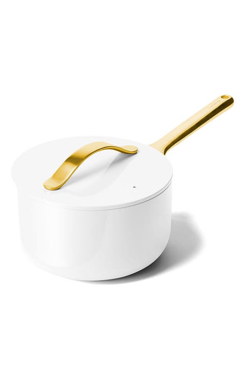 Nonstick Ceramic 3-Quart Sauce Pan with Lid