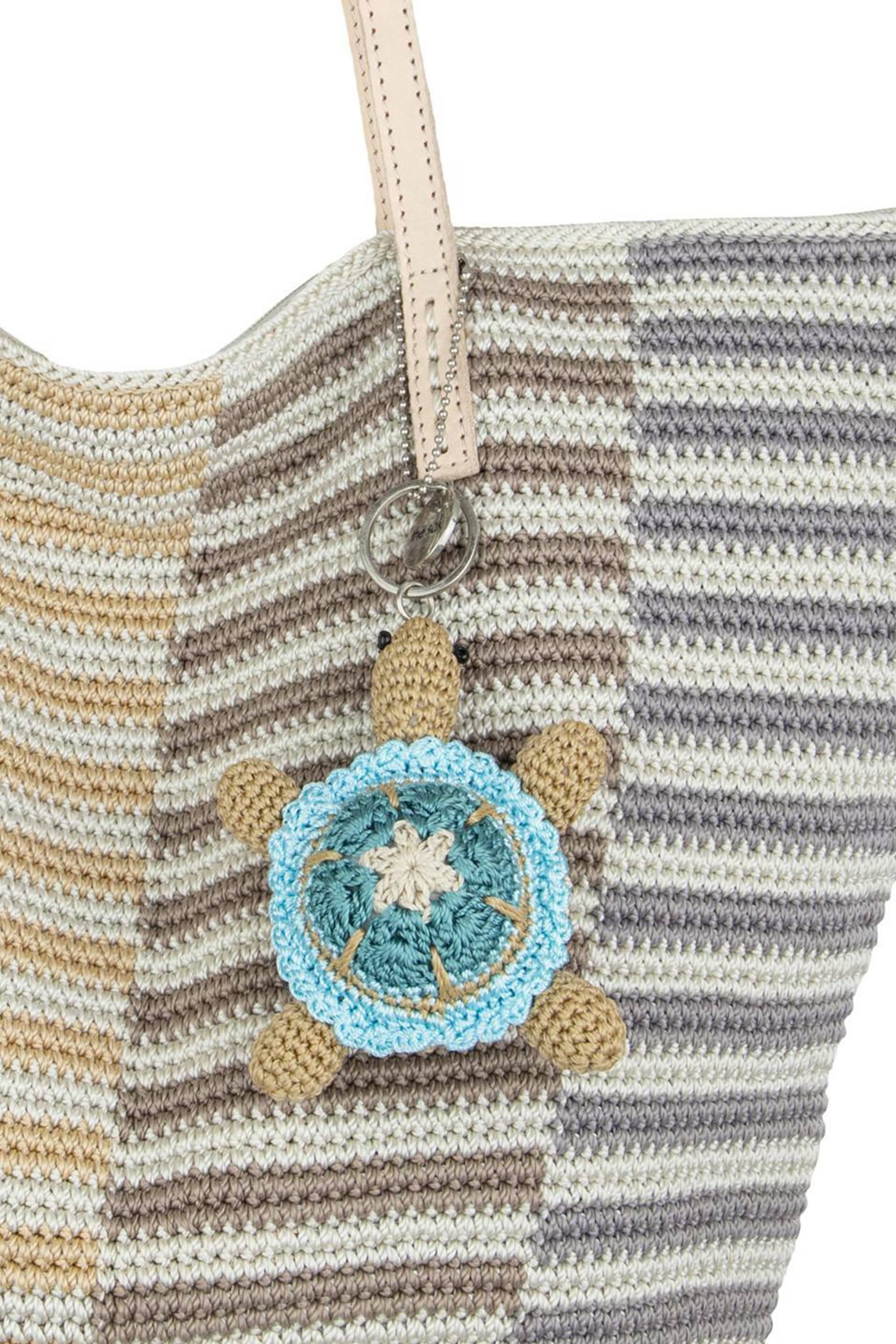 The Sak Yarnicharmz Hand Crochet Dangle - Ocean Animals, Alternate, color, Sea Turtle