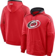 FANATICS Men's Fanatics Red Carolina Hurricanes Goaltender Defender Pullover Hoodie