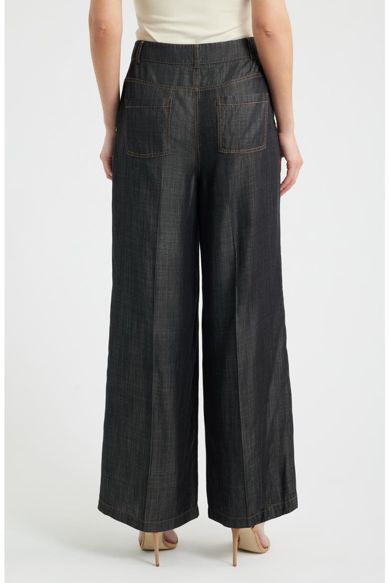 The Madison Wide Leg Jeans, Alternate, color, DARK DENIM