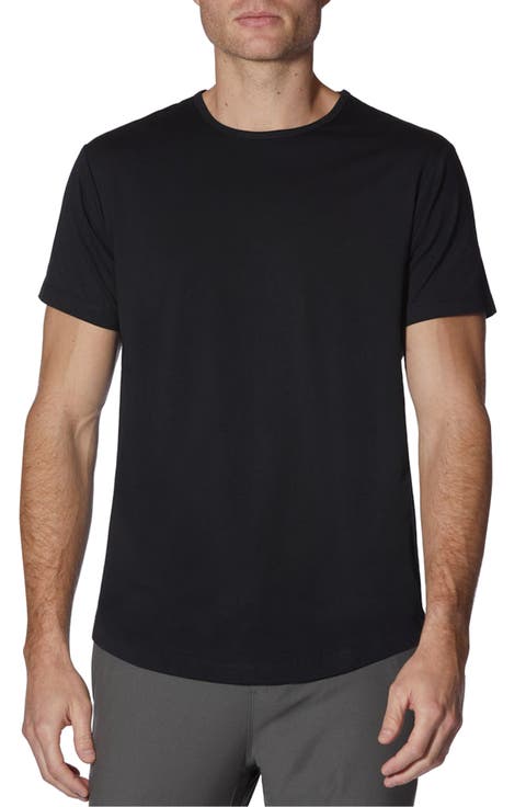 AO Curve Hem Cotton Blend T-Shirt
