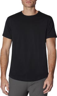 Cuts AO Curve Hem Cotton Blend T-Shirt