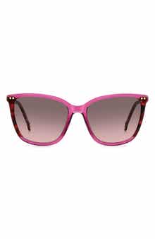 Carolina Herrera 55mm Gradient Cat Eye Sunglasses