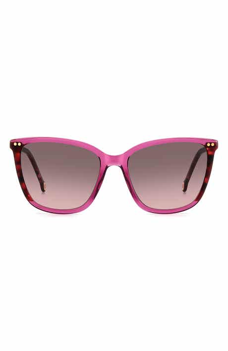 Carolina Herrera 55mm Gradient Cat Eye Sunglasses
