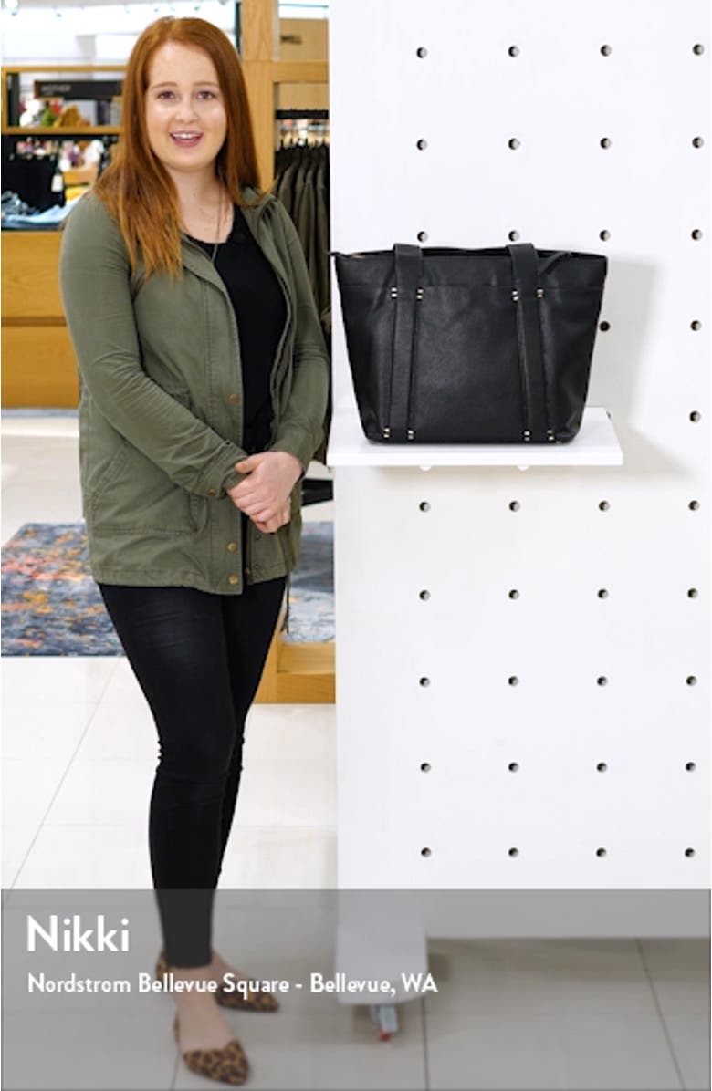 Kwaye Faux Leather Tote, sales video thumbnail