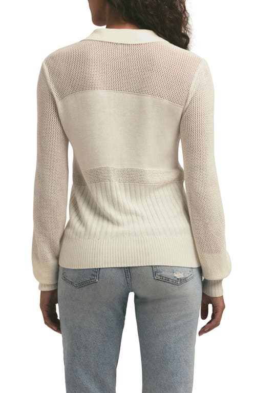 Shop Favorite Daughter The Flawless Open Stitch Cardigan In Ivory