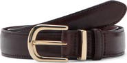 MANGO Leather Belt