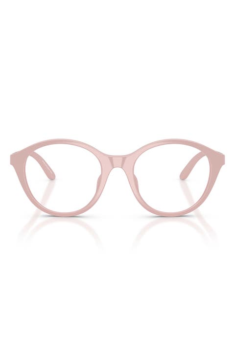 Kids' 48mm Round Optical Glasses