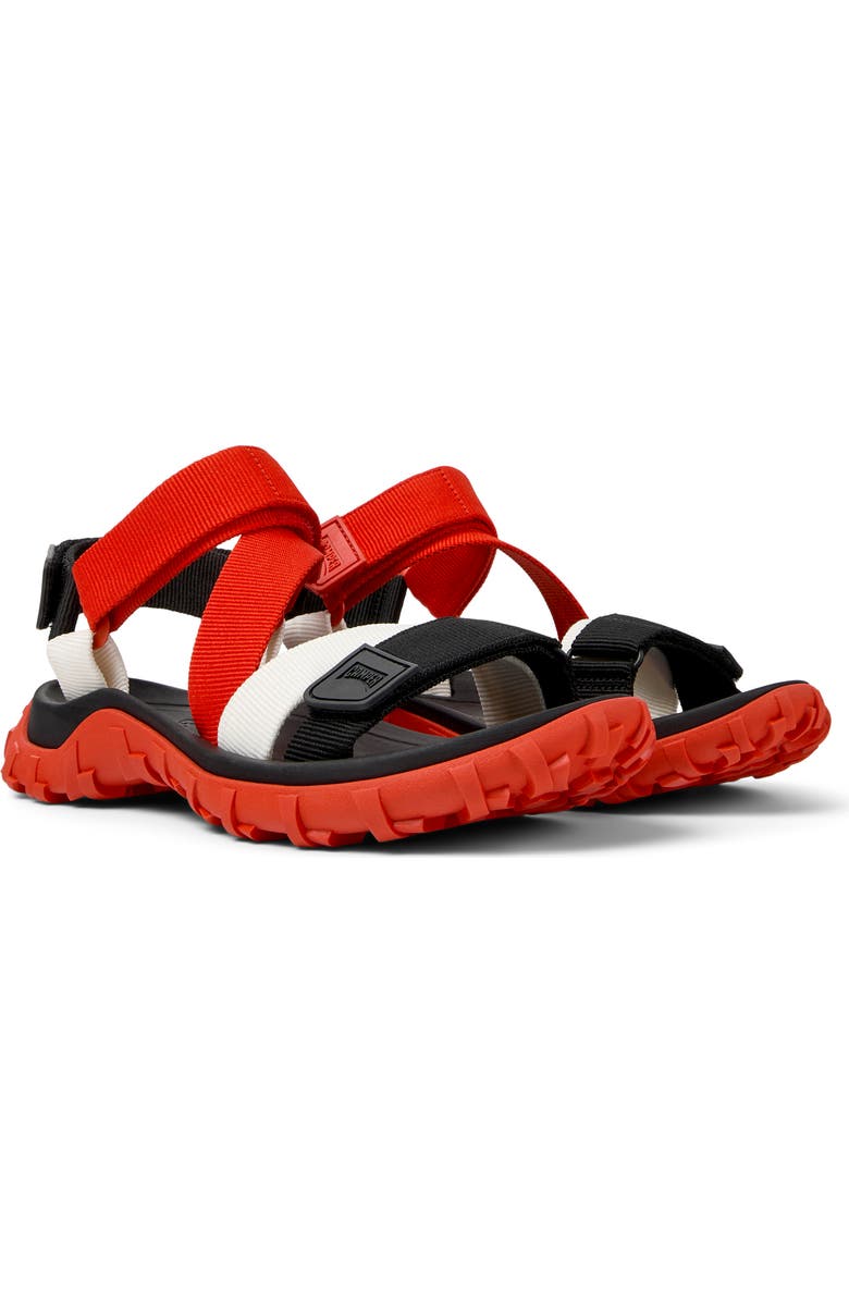 Camper Drift Trail Sandal, Main, color, Multi - Red