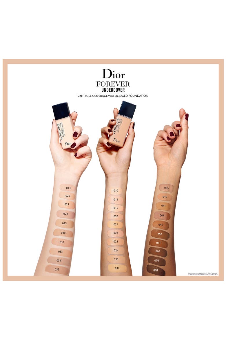 Diorskin Forever Undercover 24-Hour Full Coverage Liquid Foundation, Alternate, color, 051 PRALINE