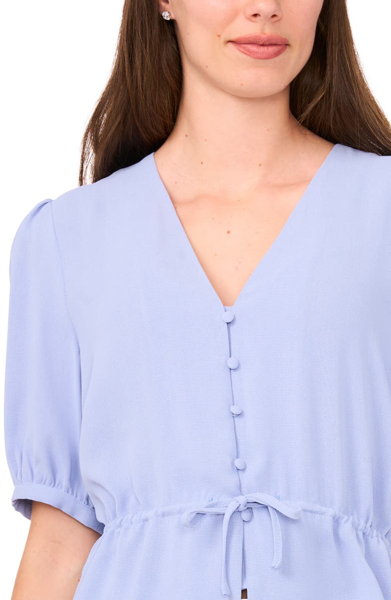 Halogen<sup>®</sup> Button Front Tie Waist Top, Alternate, color, 