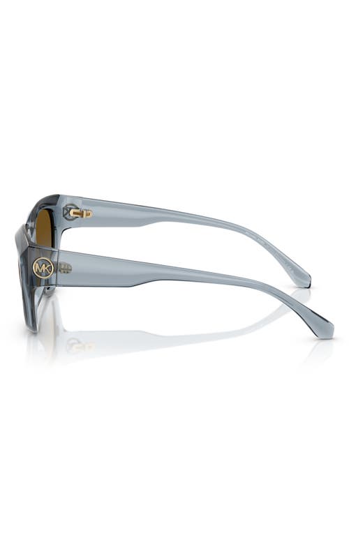 Michael Kors 55mm Gradient Cat Eye Sunglasses In Blue