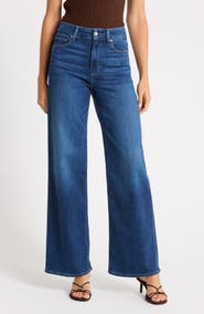PAIGE Anessa High Waist Wide Leg Jeans