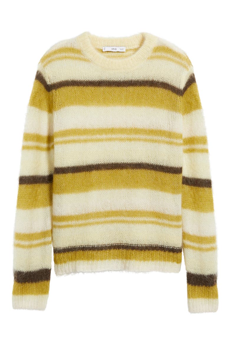 Colorin Crewneck Sweater, Alternate, color, OLIVE GREEN
