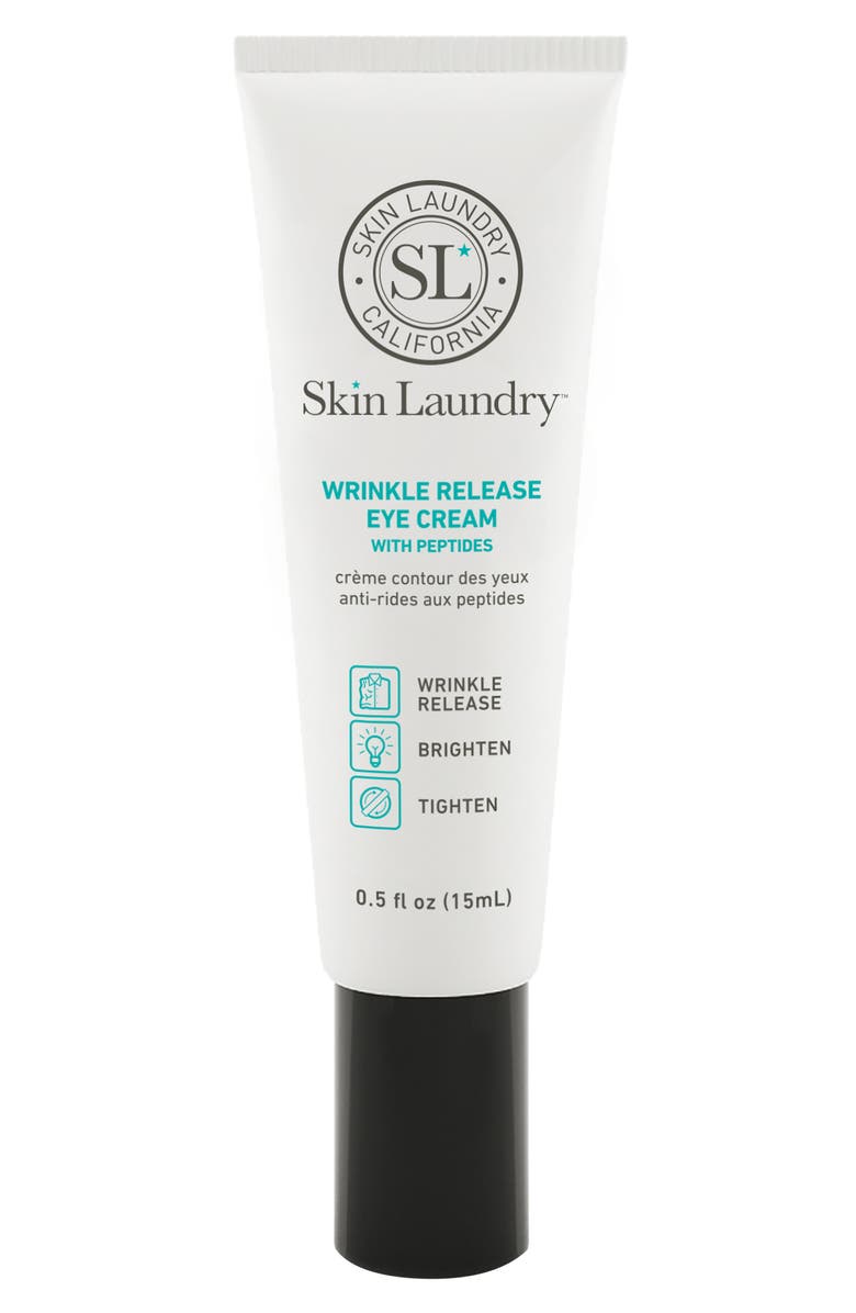 Skin Laundry Wrinkle Release Eye Cream with Peptides, Main, color, 