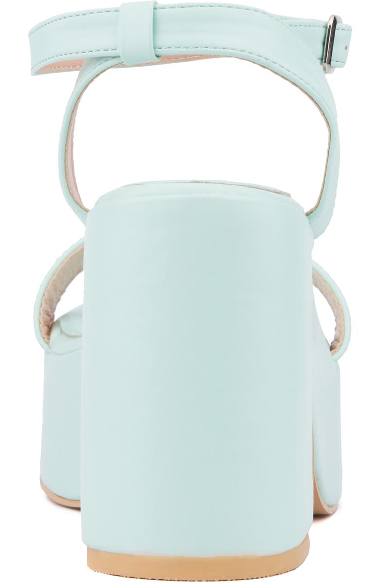 OLIVIA MILLER Charmer Platform Sandal, Alternate, color, Mint