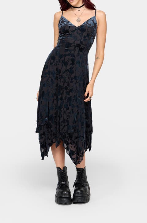 Sienna Devore Cami Midi Dress