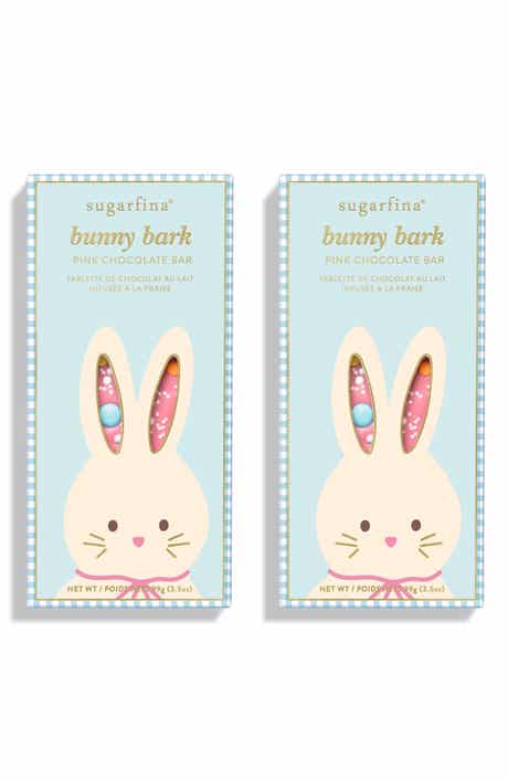 sugarfina Bunny Bark 2-Pack Pink Chocolate Bar