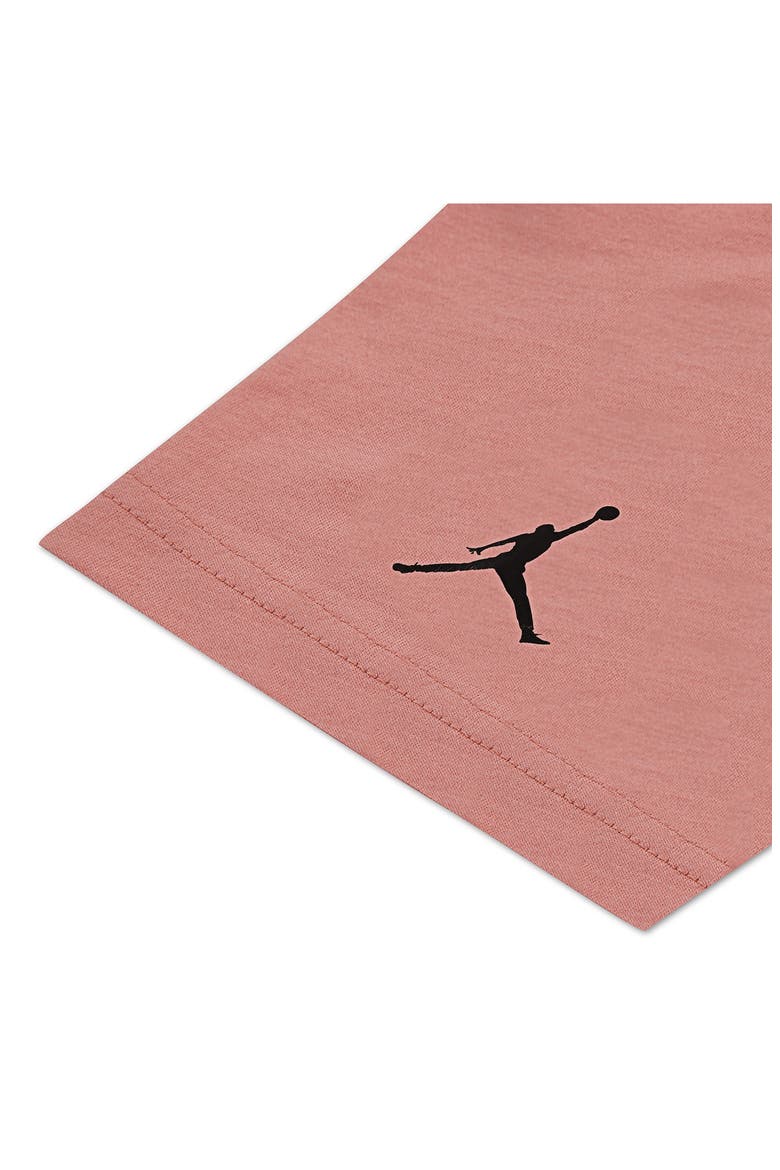 Kids' AJ1 Wave Graphic T-Shirt, Alternate, color, RUST PINK