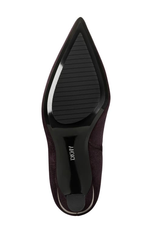 Dkny Cainon Pointed Toe Knee High Boot In Brown