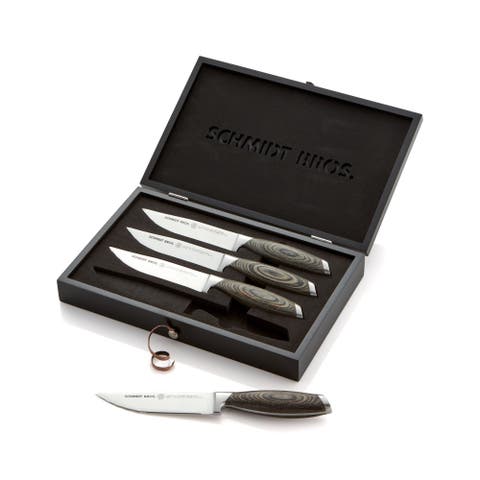 Bonded Ash 4-Piece Steak Set