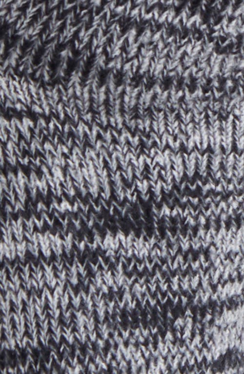 Ugg(r) Rib Slouchy Quarter Socks In Black