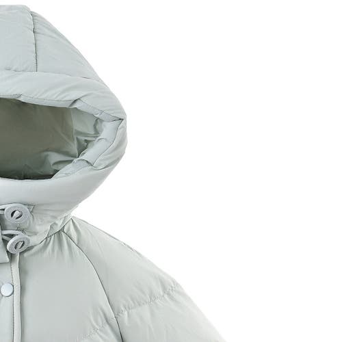 Mimi Tutu Quilted Puffer Jacket In Blue