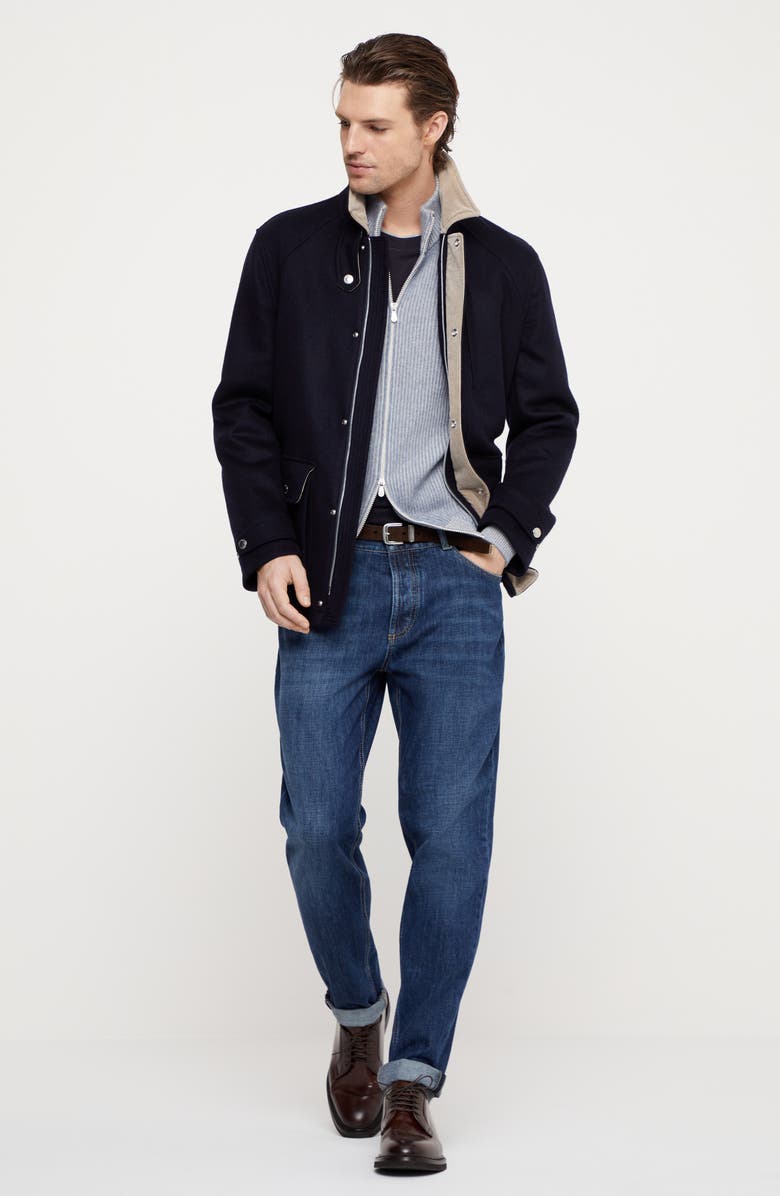 Brunello Cucinelli Lightweight denim trousers, Alternate, color, 