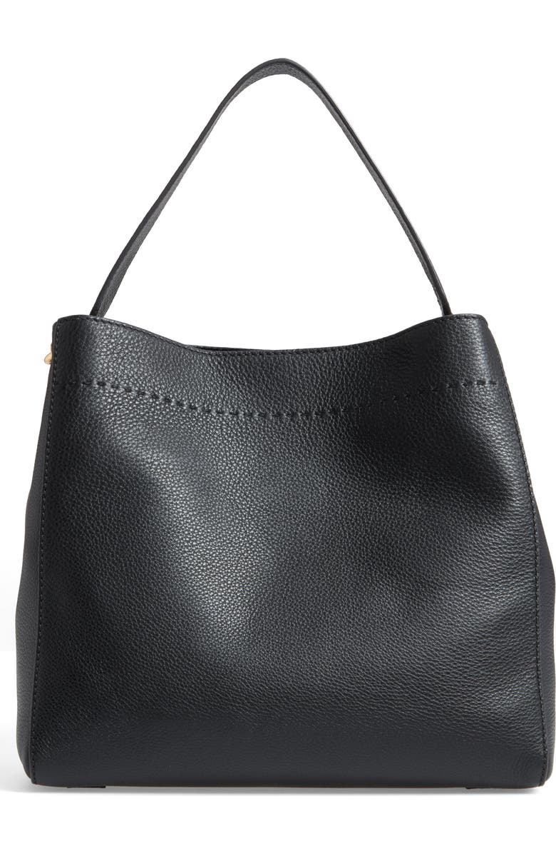 Tory Burch McGraw Leather Hobo, Alternate, color,