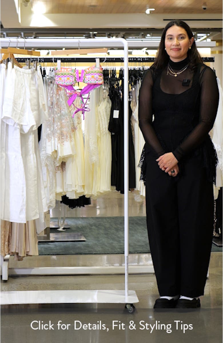 Moroccan Tile V-Wire Bandeau Bikini Top, sales video thumbnail