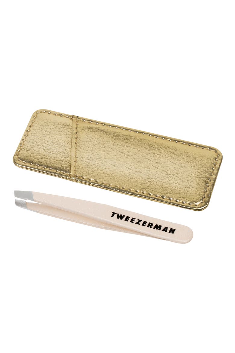 Evening Glow Mini Slant Tweezer & Case Set, Alternate, color, NO COLOR