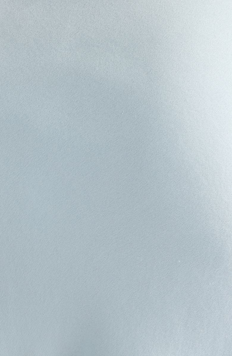 Acne Studios Igona Silk Satin Wrap Skirt, Alternate, color, Light Blue