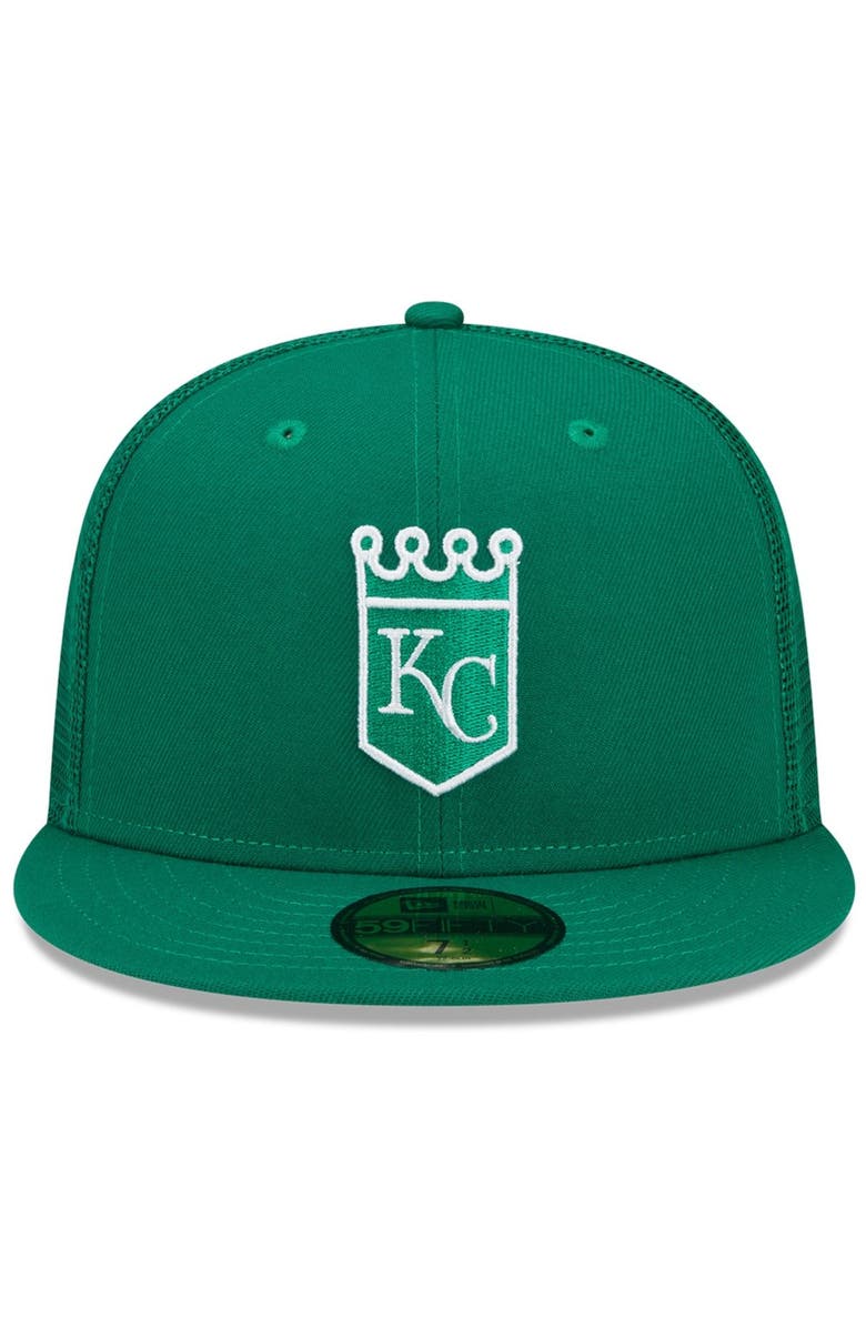 New Era Men's New Era Green Kansas City Royals 2022 St. Patrick's Day 59FIFTY Fitted Hat, Alternate, color, 
