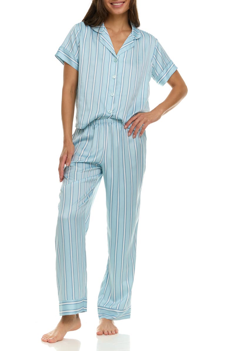Flora By Flora Nikrooz Nicole Stripe Pajamas, Alternate, color, 