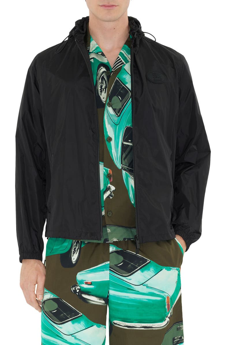 Burberry Newport EKD Jacket, Main, color, Black