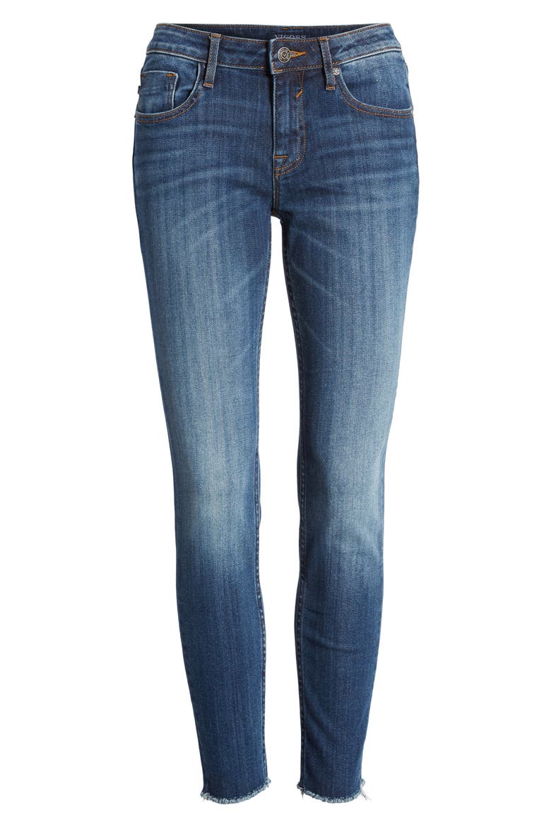 Jagger Mid-Rise Skinny Jeans, Alternate, color, MED WASH