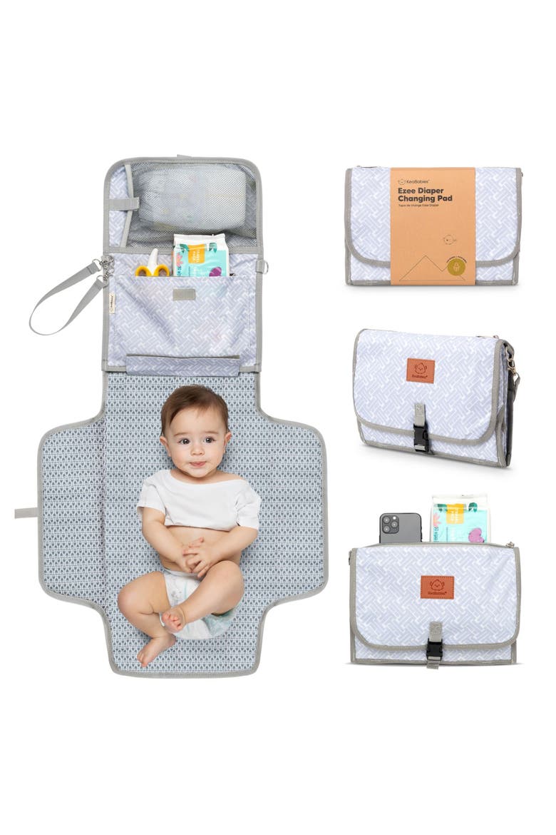 Ezee Diaper Changing Pad, Main, color, Gray Mod