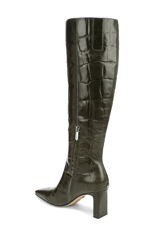 Sam Edelman Sylvia Knee High Boot In Green