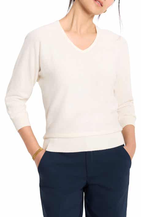 NIC+ZOE Easy Cotton V-Neck Sweater