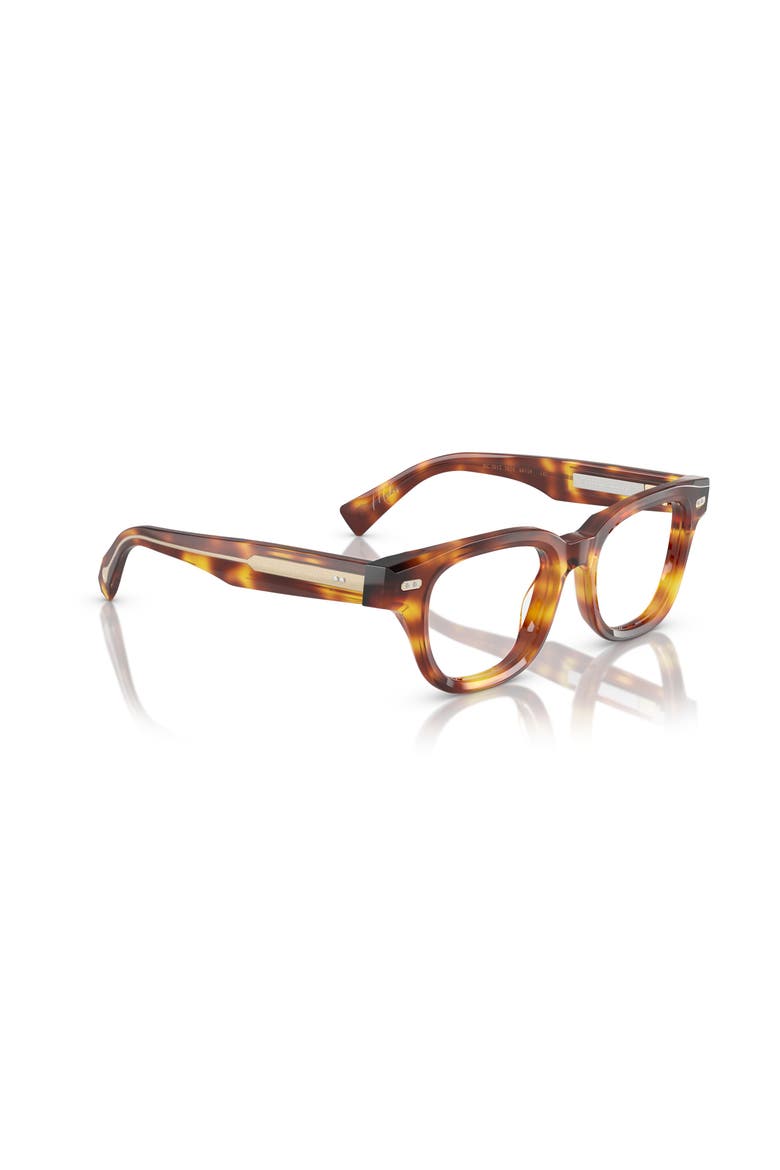 48mm Rectangle optical glasses, Alternate, color, Tortoise