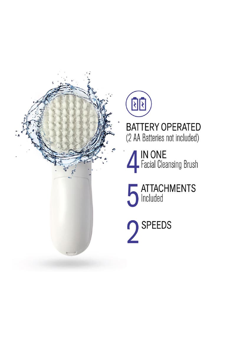 Advanced Facial Cleansing Brush, Alternate, color, Blue